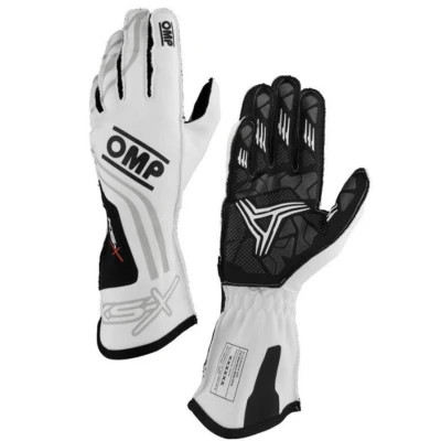 Imagen de Ompracing Guantes Omp Kart Ks X FIA 8877 2022 Blanco, Talla 006, Niños