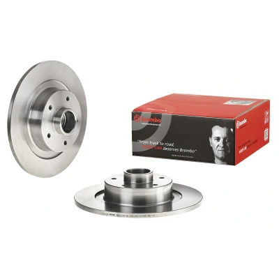 Imagen de BREMBO 08.C742.37 Disco de freno 290 11 5 macizo con juego cojinetes rueda, anillo sensor ABS, tornillos RENAULT: GRAND SCENIC 3