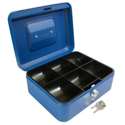 Imagen de Cathedral Caja de caudales (20,3 cm), color azul