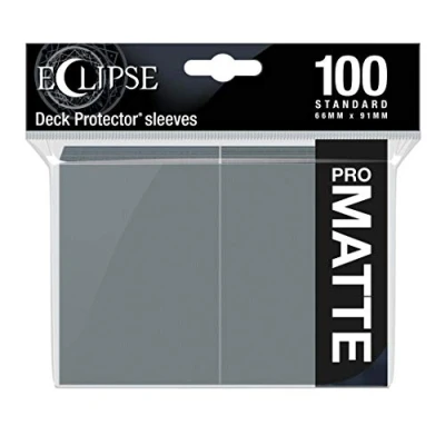 Imagen de Ultra Pro E 15623 Eclipse Standard Fundas mate (100 unidades), color gris ahumado