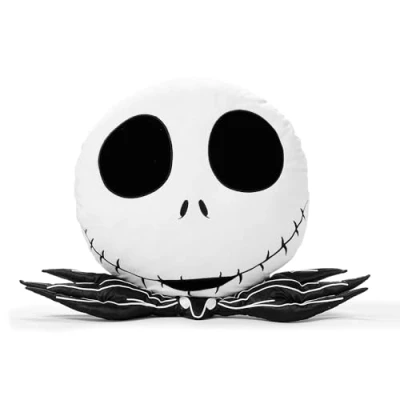 Imagen de Disney Store Cojín Cara Jack Skellington, Pesadilla Antes de Navidad Tim Burton