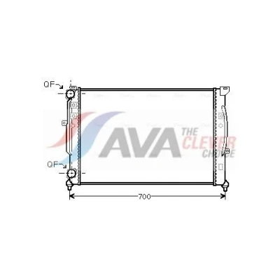 Imagen de PRASCO AI2189 Radiador, refrigeración del motor Aluminio 632 415 23 Con acoplamientos rápidos Aletas unidas mecánicamente