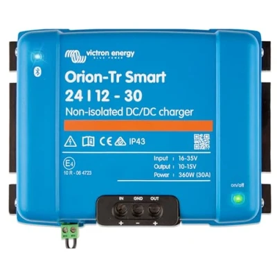 Imagen de Victron Energy Orion TR Smart 24/12 Voltios 30 amperios 360 Vatios Cargador CC/CC No Aislado (Bluetooth)
