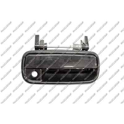 Imagen de PRASCO TY8108007 Manecilla de Puerta exterior, Delante, derecha con ojo cerradura negro liso TOYOTA: Hilux V Pick up 2.4 D 1988 1997