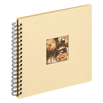 Imagen de walther design Álbum de fotos crema 26 x 25 cm espiral con perforación, Fun SA 108 H
