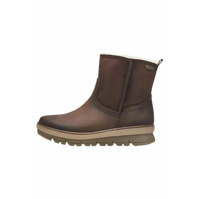 Imagen de Jana Botas Deportivas de Invierno para Mujer, Forro cálido, Vegano, Moda, coñac, 39 EU