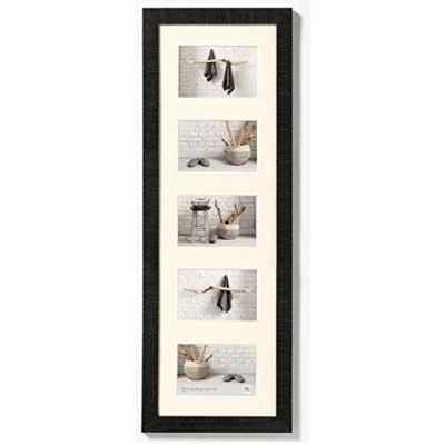 Imagen de Walther Design HO515B Home galería marco de madera, 5 x 10 15 cm, negro