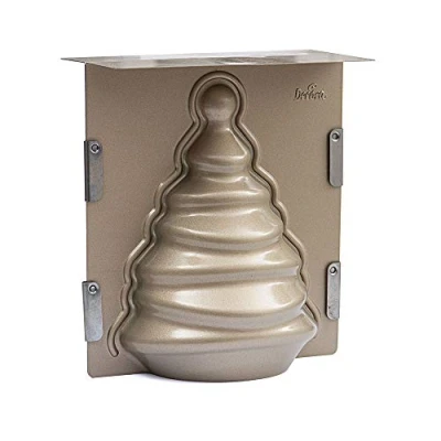 Imagen de Decora 0075010 Molde Antiadherente ARBOL DE Navidad 3D, Metal, Gris