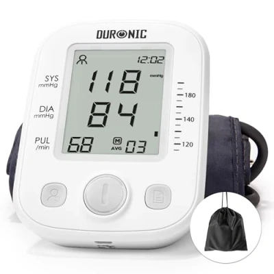Imagen de Duronic BPM200 Tensiómetro de Brazo Eléctrico con detección arritmias Brazalete 22 a 42 cm Pantalla Grande para Uso Clínico y Doméstico Monitor Digital Presión Arterial