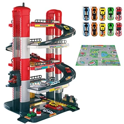 Imagen de M MOLTO Parking Infantil 5 Plantas + 10 Coches Tapiz de Juego