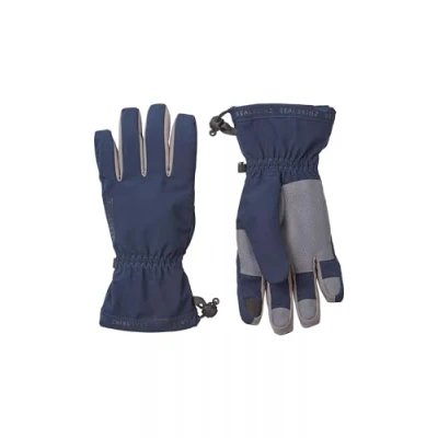 Imagen de SEALSKINZ Drayton Guante con puño de Seguridad para Tiempo frío, Impermeable, Ligero, Azul Marino, S