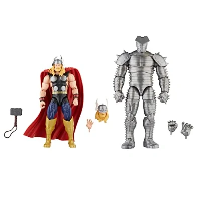 Imagen de Marvel Hasbro Legends Series Thor vs. Destructor 60.º Aniversario de Vengadores Figuras coleccionables 15 cm