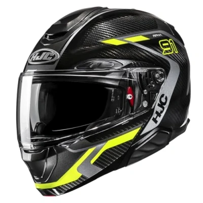 Imagen de HJC, Casco Moto Modular RPHA 91 CARBON LAGOS MC3H, L