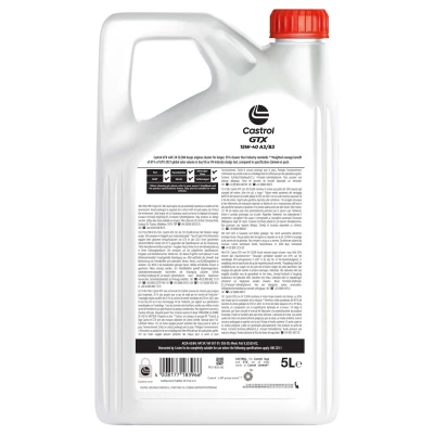 Imagen de Castrol GTX A3/B3 15W 40 5L Aceite de motor 15F629 VOLKSWAGEN: Golf 2, 4, 5, AUDI: A4 B6 Berlina, A3 Hatchback, Sportback