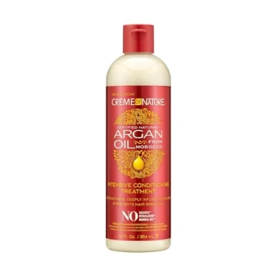 Imagen de Creme Of Nature Argan Oil Tratamiento Acondicionador Intensivo, con Aceite de Argán, Revitaliza, Fortalece y Desenreda el Cabello 354 ml