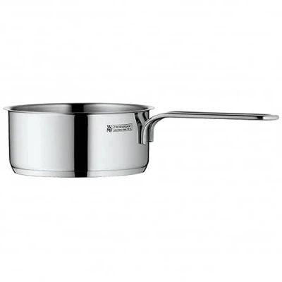Imagen de WMF Mini Cazo Ø 12 cm Apróx 0,7 L, Borde Vertedor, Apilable de Acero Inoxidable Cromargan Publido, Apto Inducción, Sin Recubrimiento