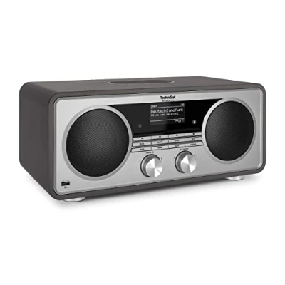 Imagen de TechniSat DIGITRADIO 602 Radio por Internet Estéreo (DAB, FM, Sistema 2.1 de 70 vatios con Subwoofer, CD, USB, Transmisión Bluetooth, AUX, WLAN, Despertador, Spotify, Control Remoto) Antracita