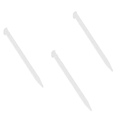 Imagen de XHBTS 3 lápices capacitivos de repuesto plástico para pantalla táctil, compatible con Nintendo New 3DS XL, LL (blanco)