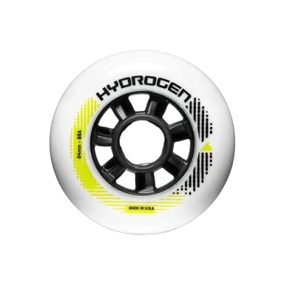 Imagen de Rollerblade Hydrogen 84/85a (8pcs) Ruedas, Adultos Unisex, Color Blanco, 8 x 84mm/85A