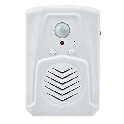 Imagen de PIR Detector Sensor de Movimiento Alimentado por batería/USB Reproductor Audio MP3 Timbre infrarrojo