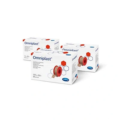 Imagen de HARTMANN 9004413 ESPARADRAPO OMNIPLAST 5MX2,5CM Tela Carne 1UD, Plástico, no Aplica