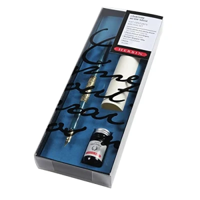 Imagen de J. Herbin Set de caligrafía, color Negro 27 x 8.50 2.50