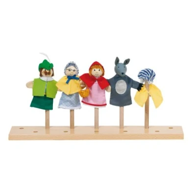 Imagen de Goki 51898 Marionetas de dedo, diseño Caperucita Roja , color/modelo surtido