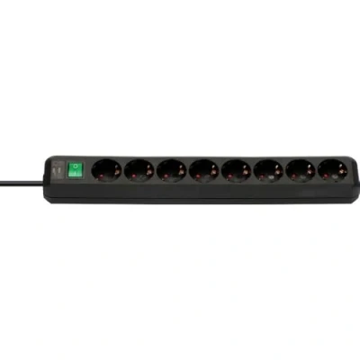 Imagen de Brennenstuhl Premium Line regleta de enchufes con 8 tomas corriente (cable 3 m, interruptor, Made in Germany) blanco