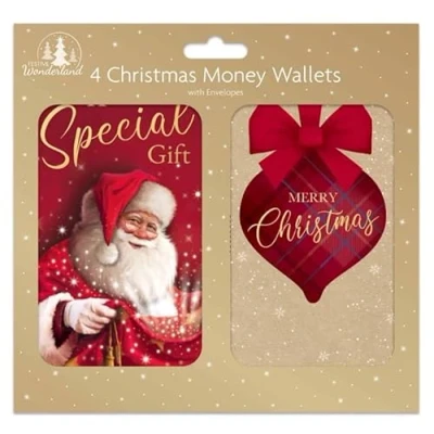 Imagen de Sobres de dinero Navidad Tarjeta regalo Voucher Wallet (tradicional)