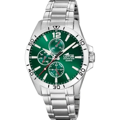 Imagen de LOTUS Reloj Hombre 18812/7 Multifuncion Caja de Acero Inoxidable 316l Plateado Correa