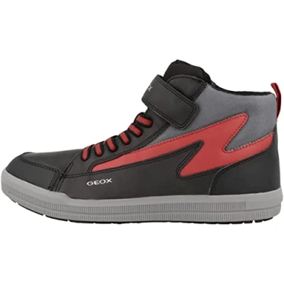 Imagen de Geox J Arzach Boy A, Sneakers Niños, Negro (Black/Red), 24 EU