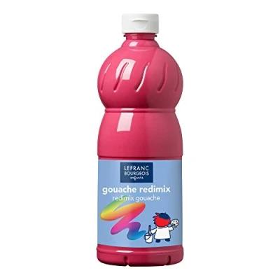 Imagen de Lefranc Bourgeois Redimix Gouache liquida, Rosa, 1,000 ml, 1000