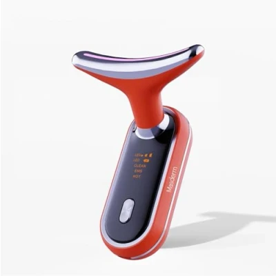 Imagen de MASDERM Aparato Reafirmante Facial Cuello Masajeador Limpieza Maquina Profesional Estetica Electroestimulación Muscular 3 Modos