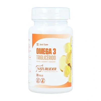 Imagen de Naturlider Omega 3 Triglicérido, Complemento Alimenticio a Base de Aceite Pescado 30 Perlas