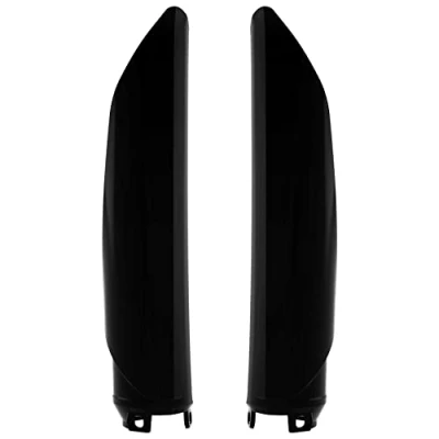 Imagen de POLISPORT 8398700003 Juego de protectores horquilla fabricado en polipropileno resistente a los impactos sin herrajes compatible con motocicletas BETA color negro