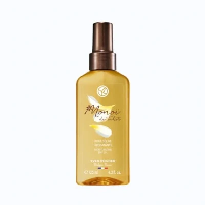 Imagen de Yves Rocher Aceite Seco de Monoi Multiusos Hidratante Hidratación y Fragrancia Exótica para Piel Cabello Formato Spray Fabricado en Francia 125ml