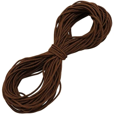 Imagen de AERZETIX C67279 Elástico Decorativo Redondo 25 Metros diámetro 2mm Color marrón Oscuro