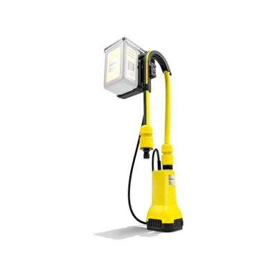 Imagen de Kärcher 18 V BP 2000 Barrel Bomba Sumergible de Suspensión, Presión 2 Bar, Caudal l/h, Profundidad Inmersión 1,8 m, Altura 20 Batería (no incluida), Amarillo y Negro