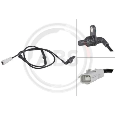 Imagen de A.B.S. 31869 Sensor de ABS activo 1025 gris DACIA: Dokker Express