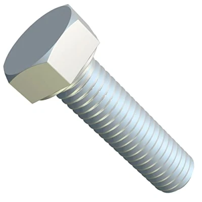 Imagen de M6x30 pernos de cabeza hexagonal, hexagonales métricos, tornillos para construcción metálica, automotriz, maquinaria, acero galvanizado Class 8.8 DIN933 6mm x 30mm (Pack of 25)