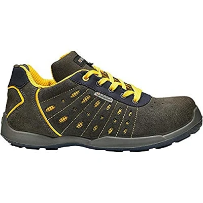 Imagen de BASE, Smash, zapato de seguridad, Record, color gris y amarillo, S1P SRC, talla 47