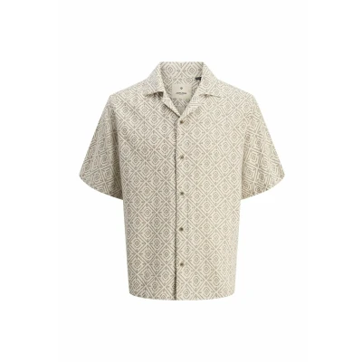 Imagen de Jack &amp; Jones Premium Jprbluvincent Camisa, Hombre, Talla: Medium, Oatmeal