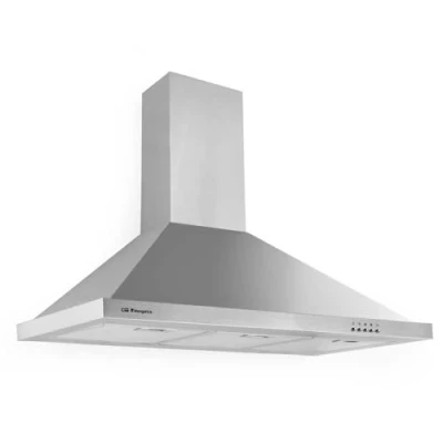 Imagen de Orbegozo DS 48190 B IN Campana extractora decorativa 90 cm, acero inoxidable, extracción: 630 m3/h, chimenea ajustable, 3 niveles de potencia, 190 W