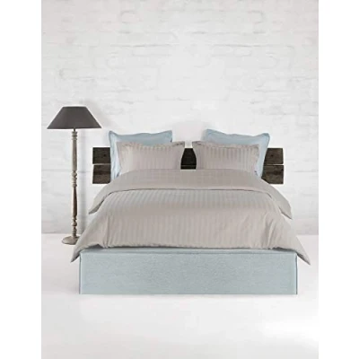 Imagen de de Witte Lietaer Zygo Juego Ropa Cama, algodón Peinado, marrón, 140x220 cm