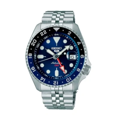 Imagen de Seiko 5 Estilo Deportivo automático &#039;Batman Blueberry&#039; reinterpretación skx SSK003K1