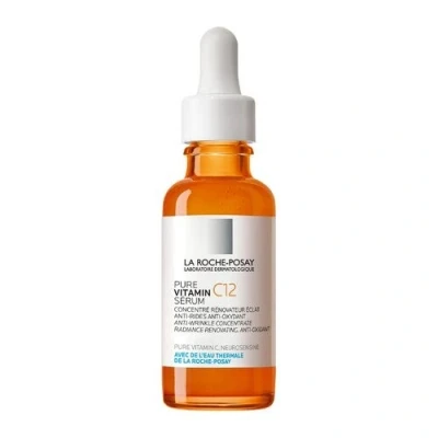 Imagen de la Roche Posay, Pure Vitamin C12 Sérum Antiedad con Vitamina C, Corrige Arrugas, Ilumina y Alisa Piel, Antioxidante, Renovación Celular, Para Todo Tipo de Pieles, 30ml