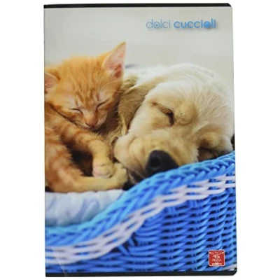 Imagen de Pigna El paquete incluye: 10 unidades. Maxi cuadernos A4 dulces cachorros 02307690A