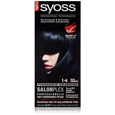 Imagen de syoss 1 4 Azul Negro Color del pelo (3 unidades, X 115 ml)