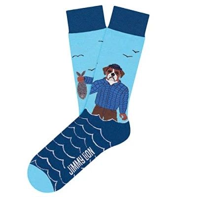 Imagen de JIMMY LION CALCETÍN THE FISHERMAN AZUL 41 46