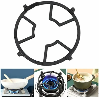 Imagen de Support Cocinas Gas Anillo Placas 17.5cm Soporte De Hierro Fundido para Antideslizante, Cuatro/Cinco Garras Estufas Universal, Wok Sartenes Cafetera Horno Cocina. 1 Pieza